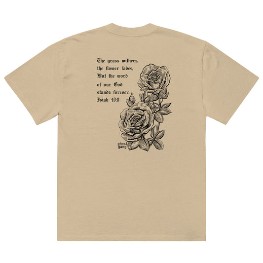 Oversized Faded Rose Tee